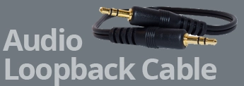 3.5mm audio loopback cable